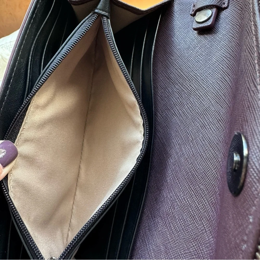 REBECCA MINKOFF CLEO WALLET ON A CHAIN CONVERTIBLE CROSSBODY CLUTCH PURSE - Picture 8 of 13